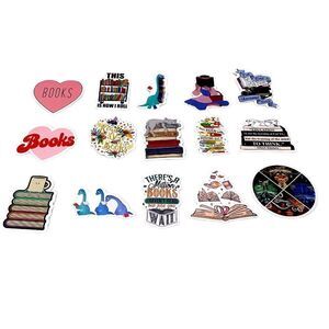 NWT Wool + Pepper Co. BOOKS Sticker Pack (52 stickers)